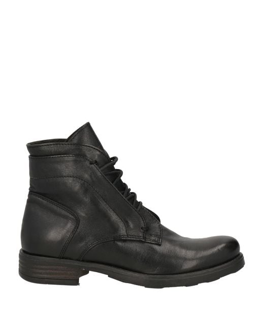 Pawelk's Black Ankle Boots Leather