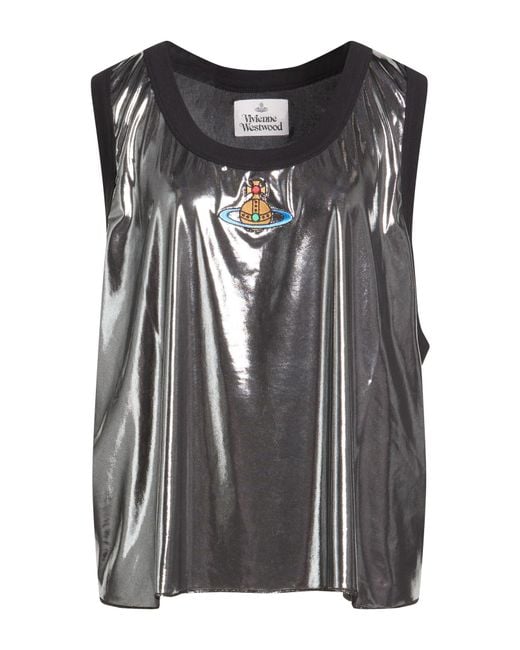 Vivienne Westwood Black Top Polyester, Elastane, Cotton