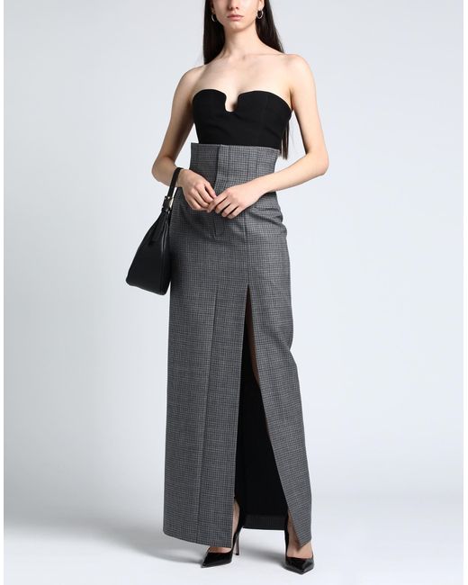 Philosophy Di Lorenzo Serafini Gray Maxi Skirt