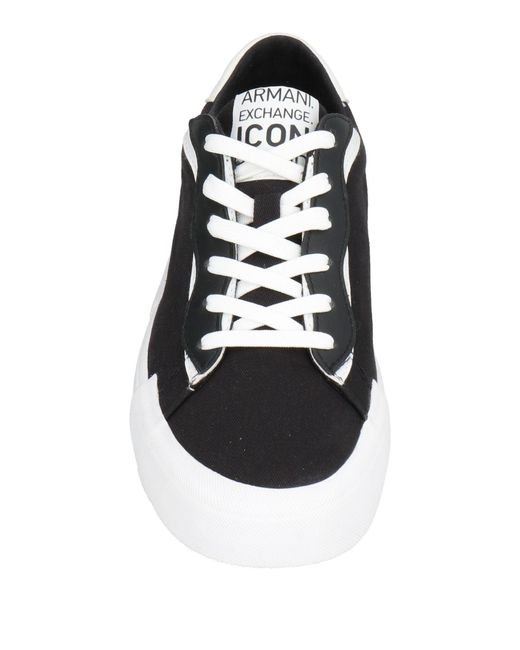 ARMANI EXCHANGE Black Trainers