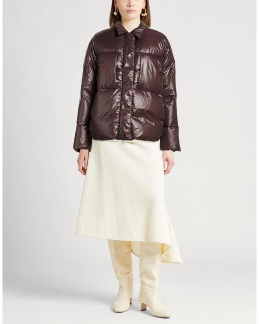Jil Sander Brown Puffer