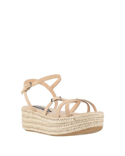 Sergio Rossi Natural Sand Espadrilles Leather