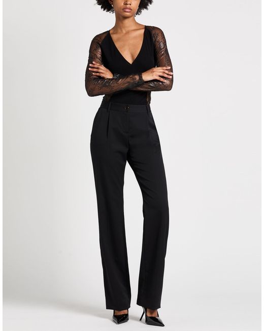 Dolce & Gabbana Blue Pants Virgin Wool, Silk, Elastane