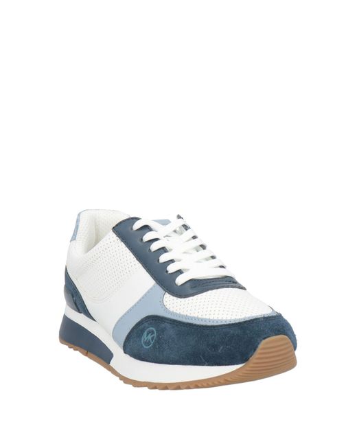 MICHAEL Michael Kors Blue Slate Sneakers Leather, Textile Fibers