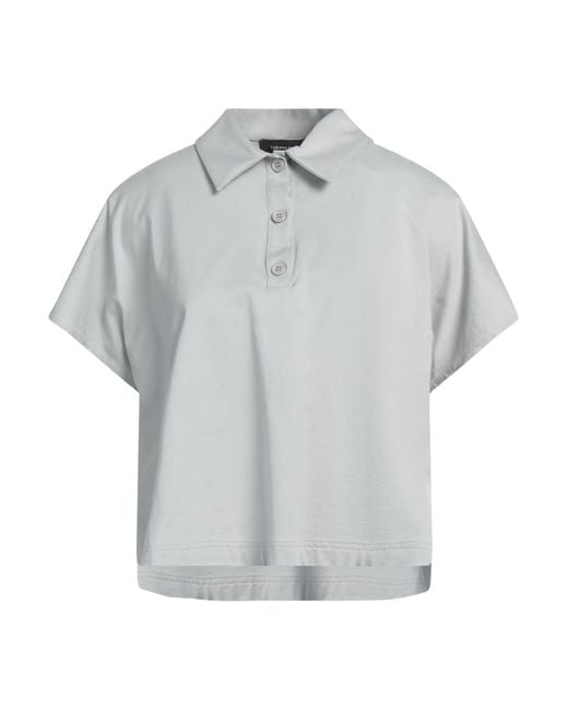 Fabiana Filippi Gray Polo Shirt Cotton, Viscose