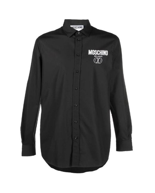 Chemise Moschino pour homme en coloris Black