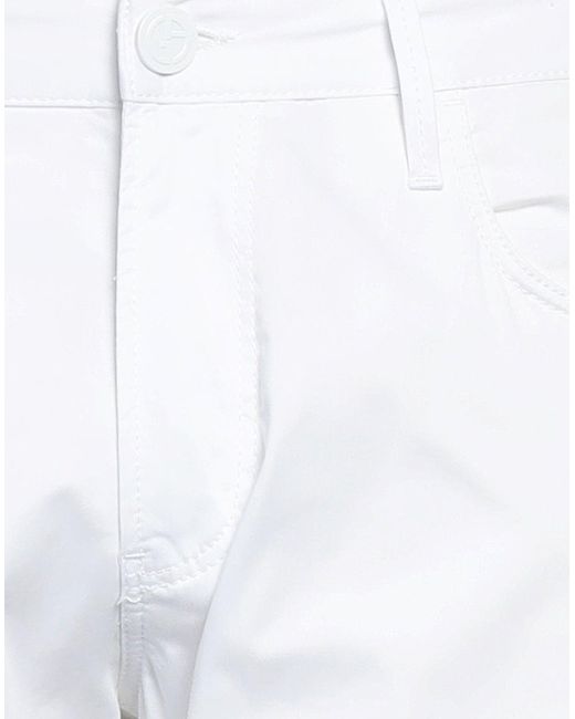 Giorgio Armani Pants in White for Men Lyst UK
