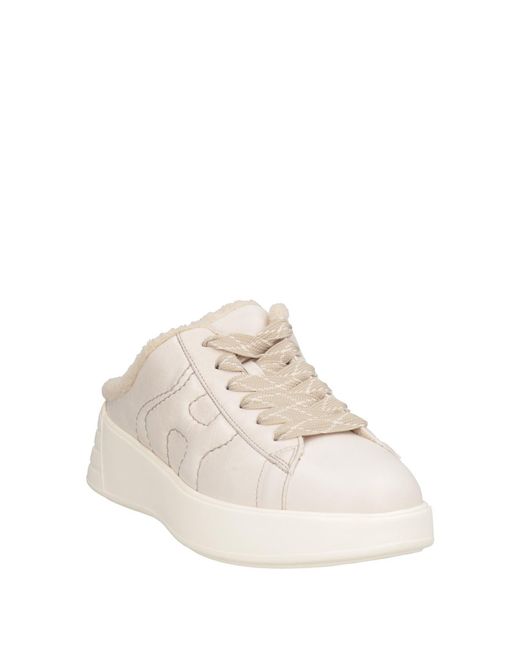 Hogan Natural Sneakers Leather