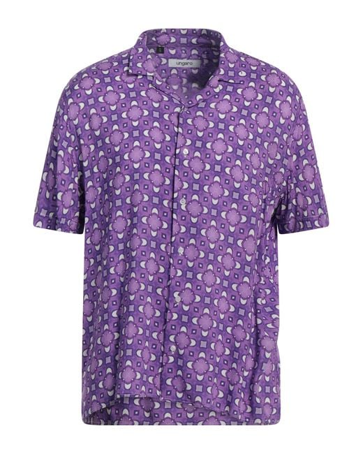 Emanuel Ungaro Hemd in Purple für Herren