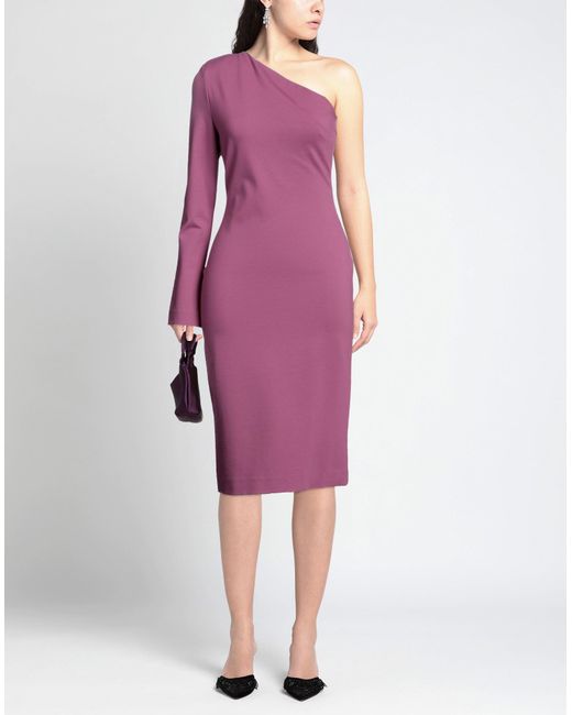 ..,merci Purple Midi Dress