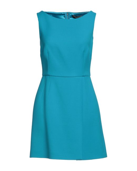 Dolce & Gabbana Blue Short Dress