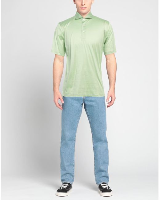 Gran Sasso Green Polo Shirt for men