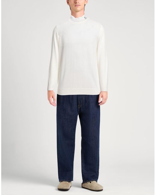 ARMANI EXCHANGE White Turtleneck
