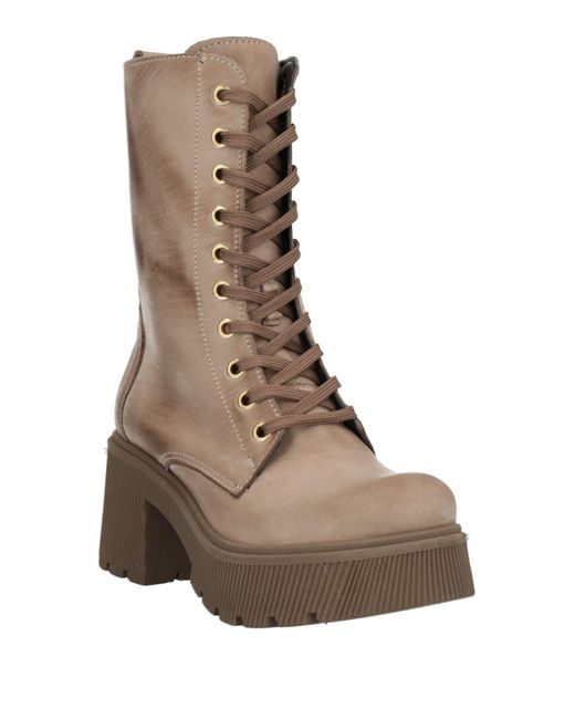 Divine Follie Brown Ankle Boots