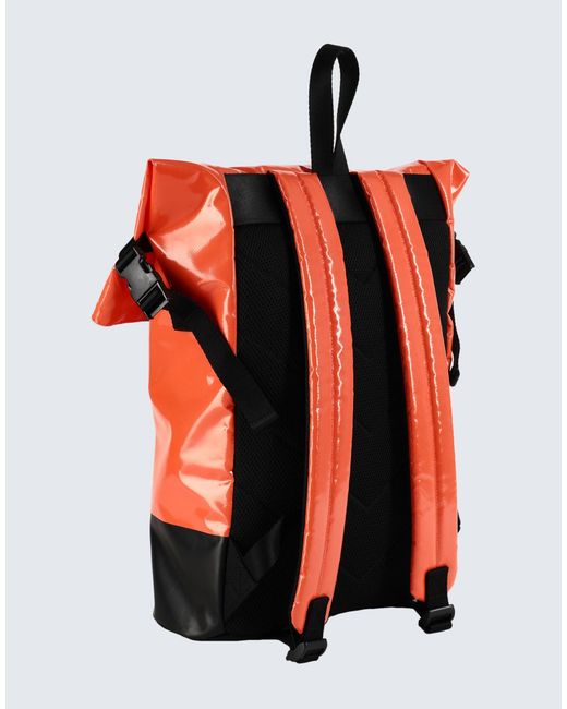 DIESEL Orange Backpack for men
