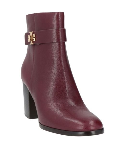 Tory Burch Purple Ankle Boots