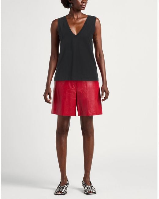 Zanone Black Tank Top