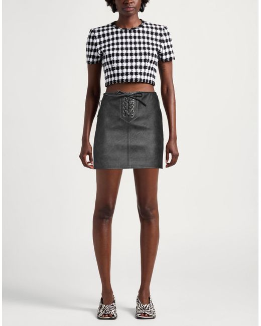 ROTATE BIRGER CHRISTENSEN Gray Mini Skirt