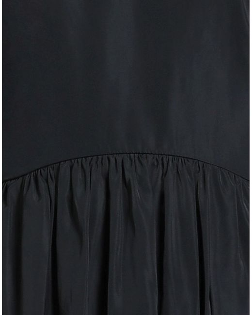 CECILIE BAHNSEN Black Midi Dress Recycled Polyester
