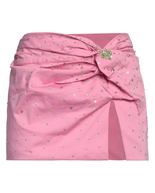 DES_PHEMMES Pink Mini Skirt
