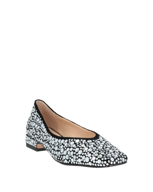 Twenty Four Haitch Black Ballet Flats