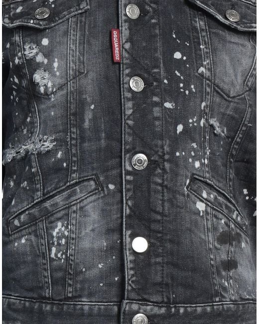 DSquared² Black Denim Outerwear