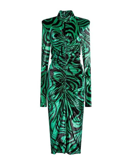 Philosophy Di Lorenzo Serafini Green Midi Dress