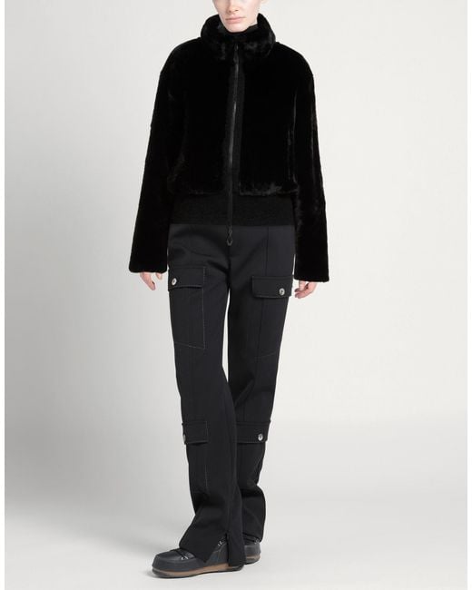 EA7 Black Shearling & Teddy