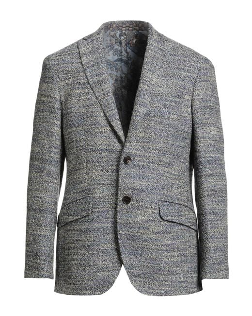 Etro Gray Blazers for men