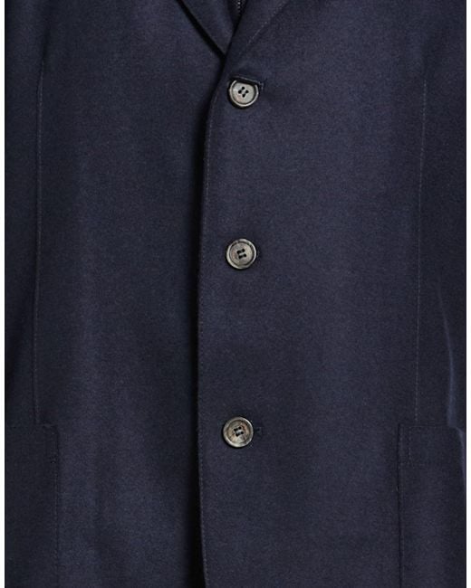 Eleventy Blue Blazer Wool, Polyamide for men