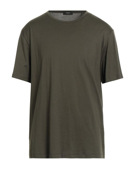 Theory Green T-shirt for men