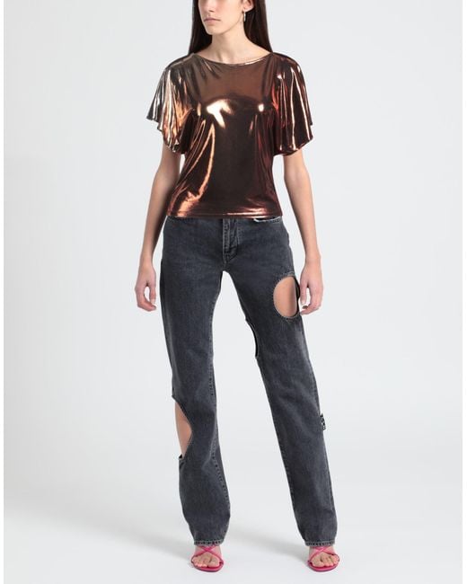 Patrizia Pepe Brown T-shirt