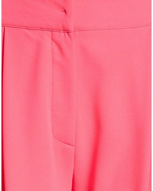 Patrizia Pepe Pink Pants Polyester, Elastane