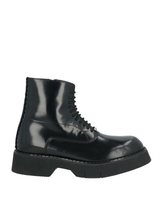 THE ANTIPODE Black Ankle Boots Leather for men