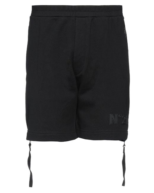 N°21 Black Shorts & Bermuda Shorts for men