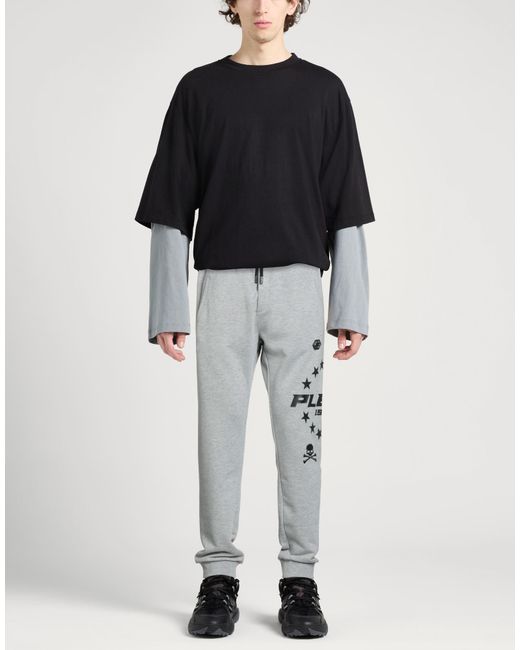 Philipp Plein Gray Trouser for men