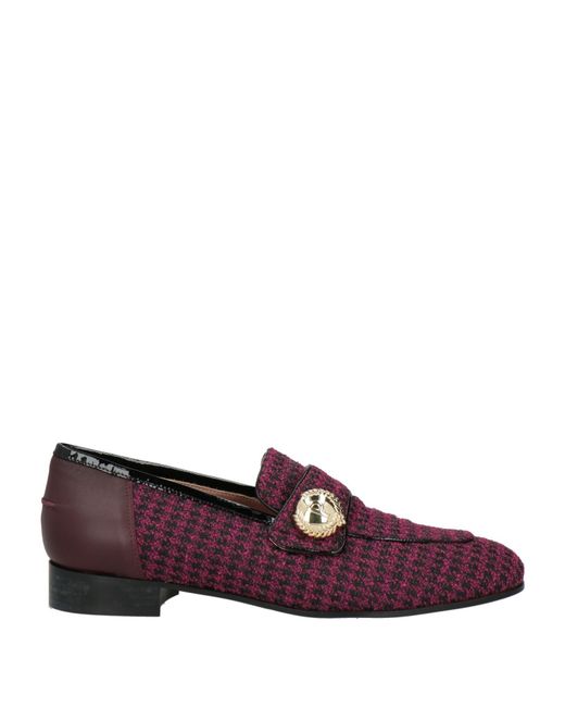 Pollini Purple Mokassin