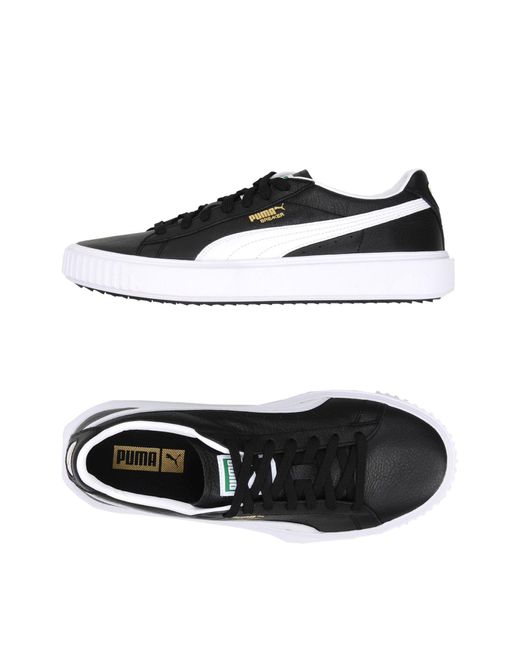 PUMA Leather Low-tops & Sneakers in Black for Men - Lyst