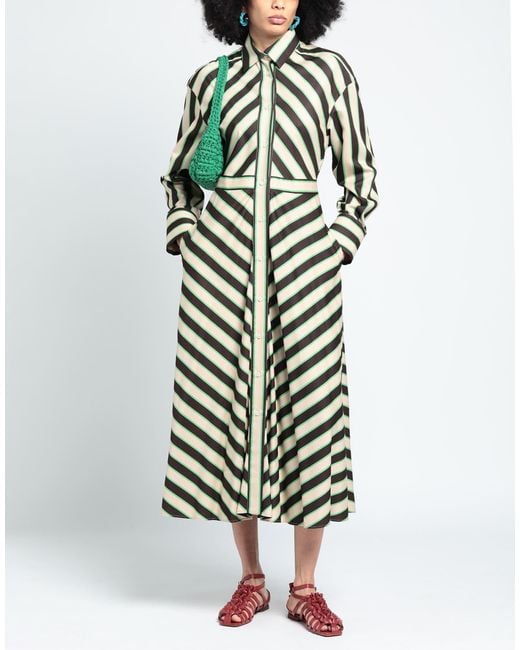 MSGM White Midi Dress