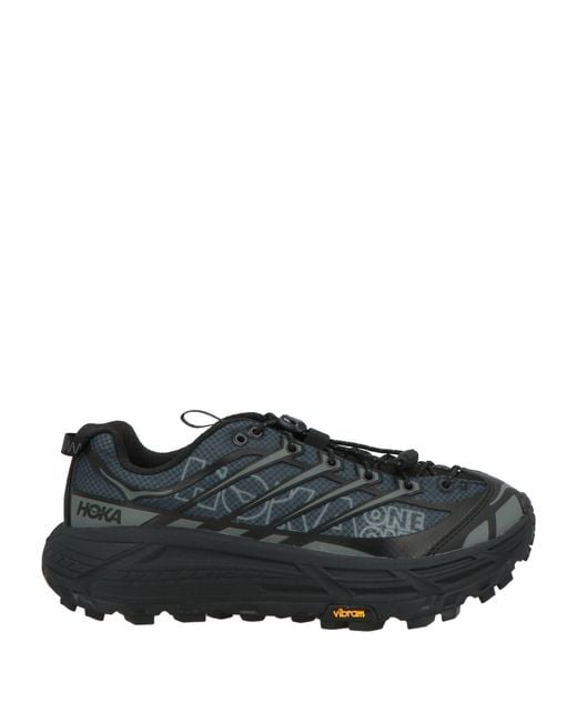 Hoka One One Black U Mafate Three2 Wordmark Sneakers Synthetic Fibers, Textile Fibers for men