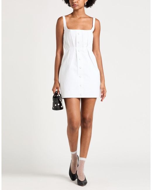 Marni White Mini Dress Cotton