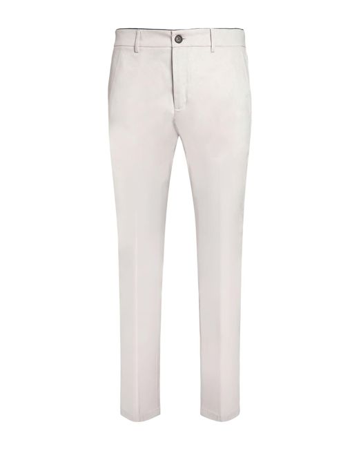 Department 5 Gray Light Pants Cotton, Elastane for men