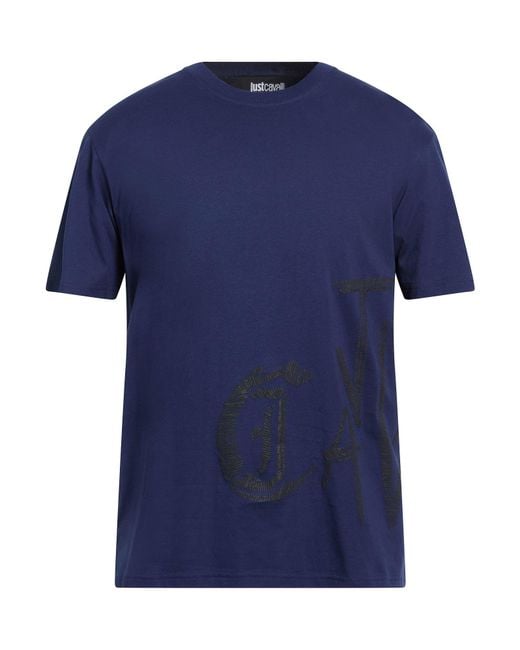 Just Cavalli Blue T-Shirts for men