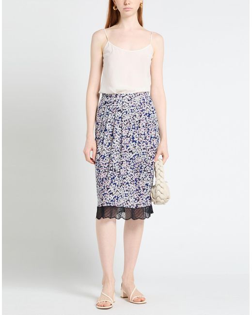 Zadig & Voltaire Blue Midi Skirt
