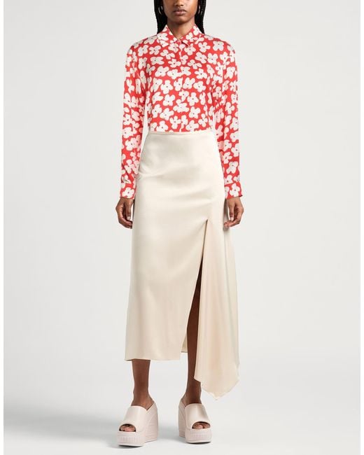 MSGM Red Shirt Viscose