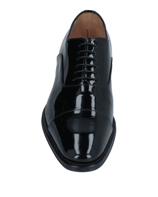 Zapatos de cordones Santoni de hombre de color Black