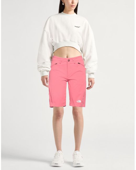 The North Face Pink Shorts & Bermuda Shorts Nylon, Elastane, Polyester