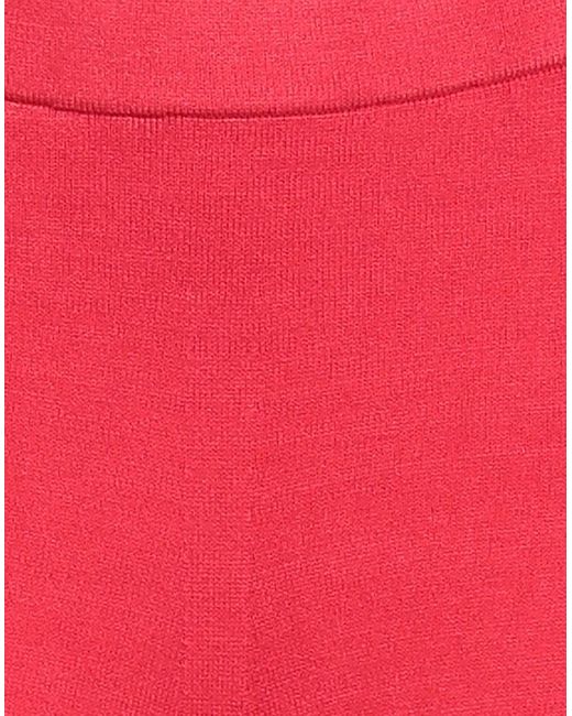 Liviana Conti Red Pants Viscose, Polyester
