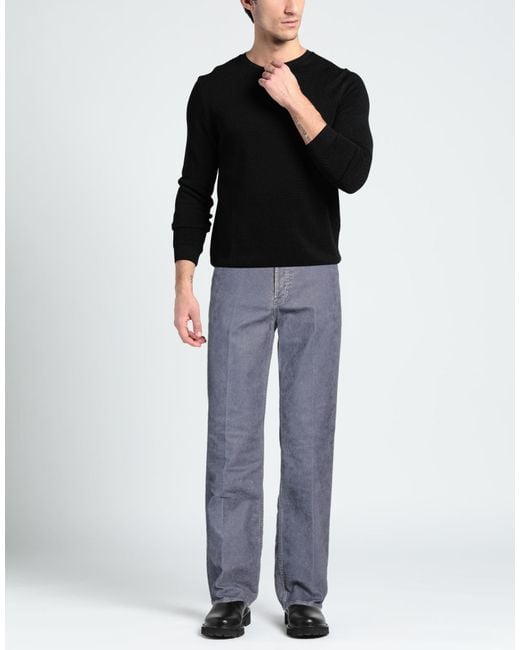 Ferragamo Blue Pants Cotton, Viscose, Elastane for men