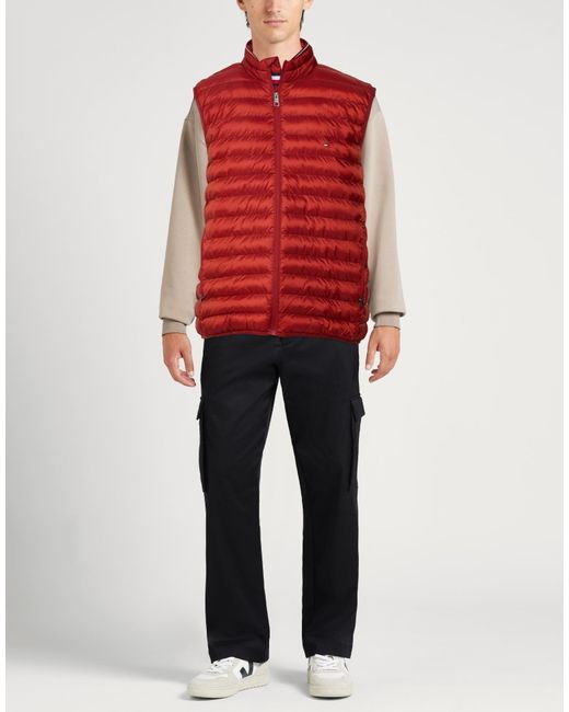 Tommy Hilfiger Red Vest Polyester for men